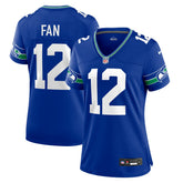 12s Seattle Seahawks Women's Player Jersey Royal - Nike