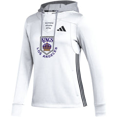 Los Angeles Kings - adidas Women's Refresh Skate Lace AEROREADY Pullover Hoodie White