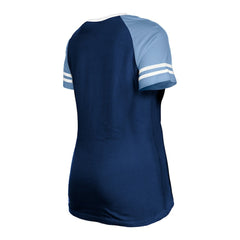 Tennessee Titans New Era Women's Raglan Lace-Up T-Shirt Navy - NFL