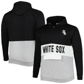 Chicago White Sox Big & Tall Fleece Half-Zip Hoodie for sale