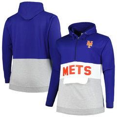 New York Mets Big & Tall Fleece Half-Zip Hoodie Sale