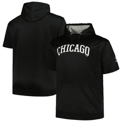Chicago White Sox Profile Big & Tall Contrast Short Sleeve Pullover Hoodie Lifestyle