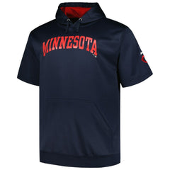 Minnesota Twins Profile Big & Tall Contrast Short Sleeve Pullover Hoodie Online