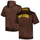 San Diego Padres Profile Big & Tall Contrast Short Sleeve Pullover Hoodie discount