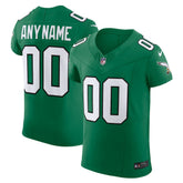Philadelphia Eagles 2nd Alternate Vapor F.U.S.E. Elite Custom Jersey Kelly Green - Nike