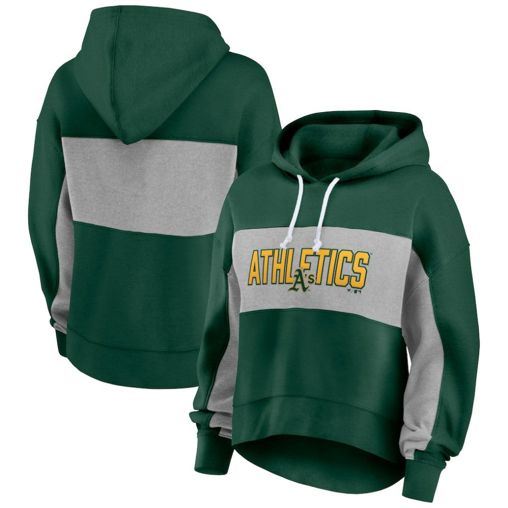 Athletics Fanatics Women's Filled Stat Sheet Pullover Hoodie Clearance