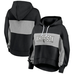 Chicago White Sox Fanatics Women's Filled Stat Sheet Pullover Hoodie On Sale