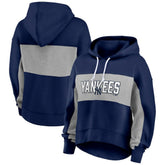 New York Yankees Fanatics Women's Filled Stat Sheet Pullover Hoodie On Sale
