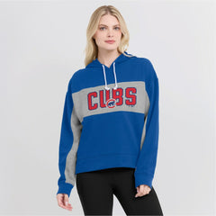 Chicago Cubs Fanatics Women's Filled Stat Sheet Pullover Hoodie Lifestyle