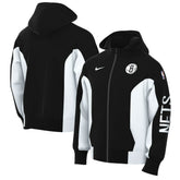 Nike - Brooklyn Nets 2023/24 Authentic Showtime Full-Zip Hoodie - Black