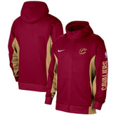 Nike - Cleveland Cavaliers 2023/24 Authentic Showtime Full-Zip Hoodie - Wine