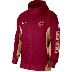 Nike - Cleveland Cavaliers 2023/24 Authentic Showtime Full-Zip Hoodie - Wine
