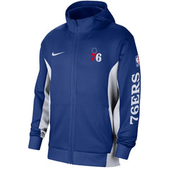 Nike - Philadelphia 76ers 2023/24 Authentic Showtime Full-Zip Hoodie - Royal