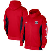 Nike - Washington Wizards 2023/24 Authentic Showtime Full-Zip Hoodie - Red
