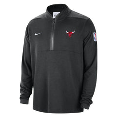 Nike - Chicago Bulls Authentic Performance Half-Zip Jacket - Black