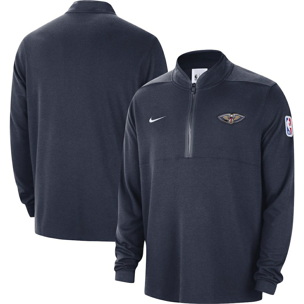 Nike - New Orleans Pelicans Authentic Performance Half-Zip Jacket - Navy