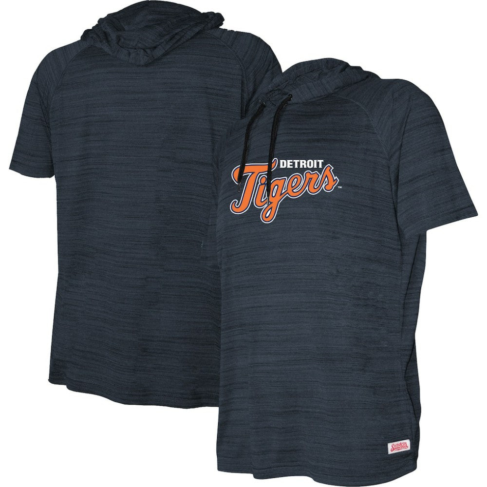 Detroit Tigers Stitches Youth Raglan Short Sleeve Pullover Hoodie Online