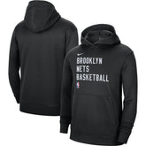 Nike - Brooklyn Nets Unisex 2023/24 Performance Spotlight On-Court Practice Pullover Hoodie - Black