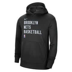 Nike - Brooklyn Nets Unisex 2023/24 Performance Spotlight On-Court Practice Pullover Hoodie - Black