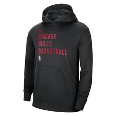 Nike - Chicago Bulls Unisex 2023/24 Performance Spotlight On-Court Practice Pullover Hoodie - Black