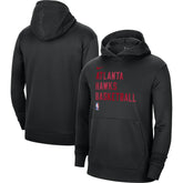 Nike - Atlanta Hawks Unisex 2023/24 Performance Spotlight On-Court Practice Pullover Hoodie - Black