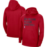 Nike - New Orleans Pelicans Unisex 2023/24 Performance Spotlight On-Court Practice Pullover Hoodie - Red
