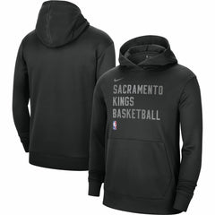 Nike - Sacramento Kings Unisex 2023/24 Performance Spotlight On-Court Practice Pullover Hoodie - Black