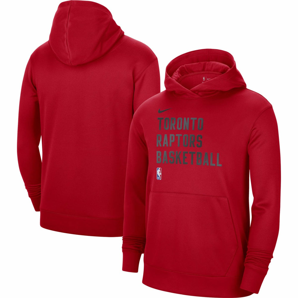 Nike - Toronto Raptors Unisex 2023/24 Performance Spotlight On-Court Practice Pullover Hoodie - Red