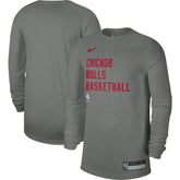 Nike - Chicago Bulls Unisex 2023/24 Legend On-Court Practice Long Sleeve T-Shirt - Heather Gray