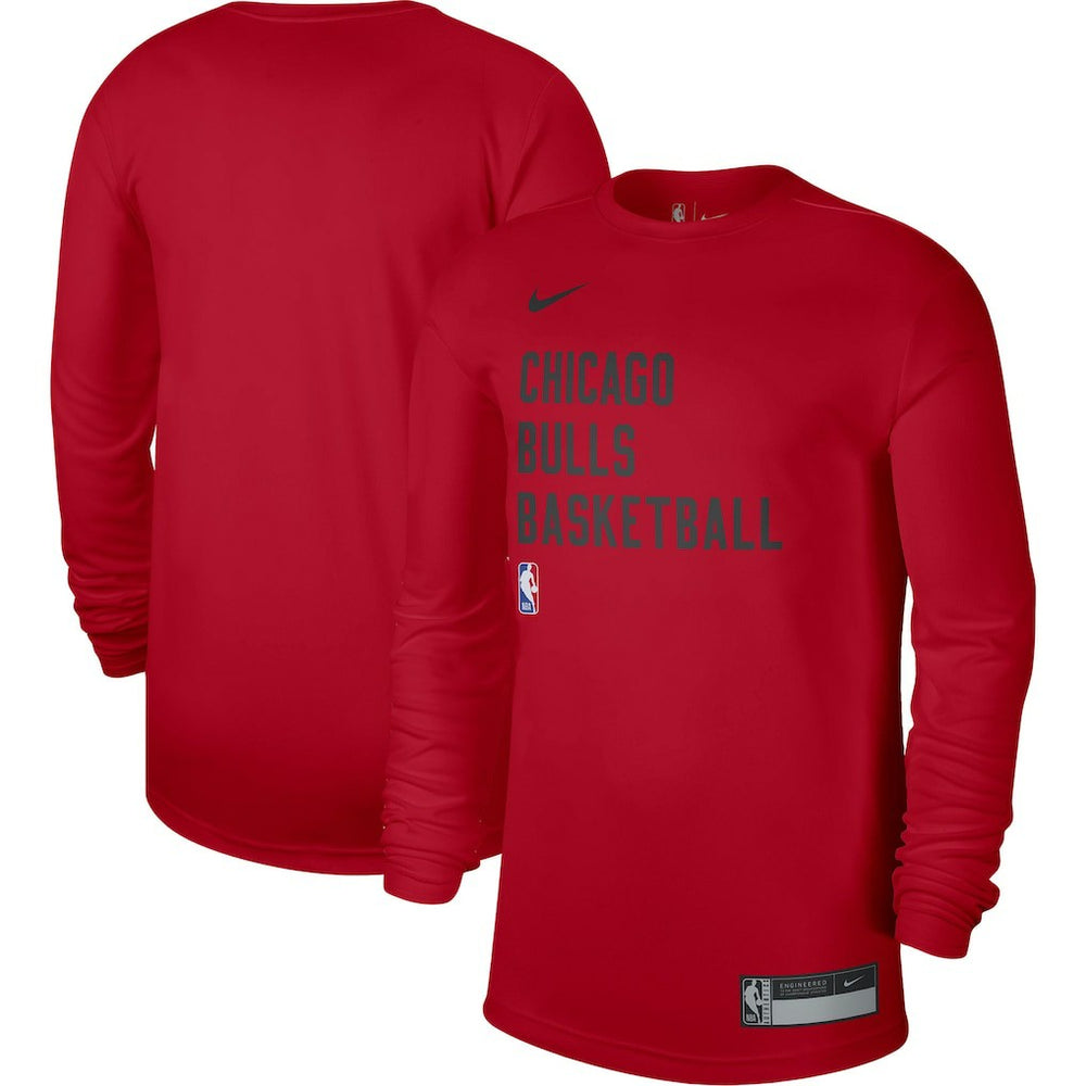 Nike - Chicago Bulls Unisex 2023/24 Legend On-Court Practice Long Sleeve T-Shirt - Red