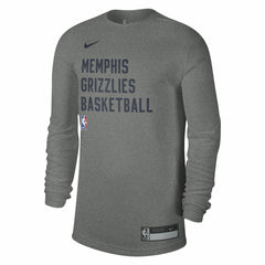 Nike - Memphis Grizzlies Unisex 2023/24 Legend On-Court Practice Long Sleeve T-Shirt - Heather Gray