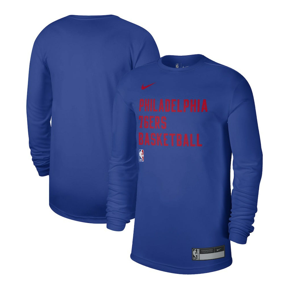 Nike - Philadelphia 76ers Unisex 2023/24 Legend On-Court Practice Long Sleeve T-Shirt - Royal