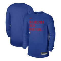 Nike - Philadelphia 76ers Unisex 2023/24 Legend On-Court Practice Long Sleeve T-Shirt - Royal