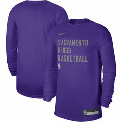 Nike - Sacramento Kings Unisex 2023/24 Legend On-Court Practice Long Sleeve T-Shirt - Purple