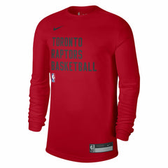 Nike - Toronto Raptors Unisex 2023/24 Legend On-Court Practice Long Sleeve T-Shirt - Red