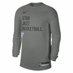 Nike - Utah Jazz Unisex 2023/24 Legend On-Court Practice Long Sleeve T-Shirt - Heather Gray