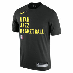Nike - Utah Jazz 2023/24 Sideline Legend Performance Practice T-Shirt - Black