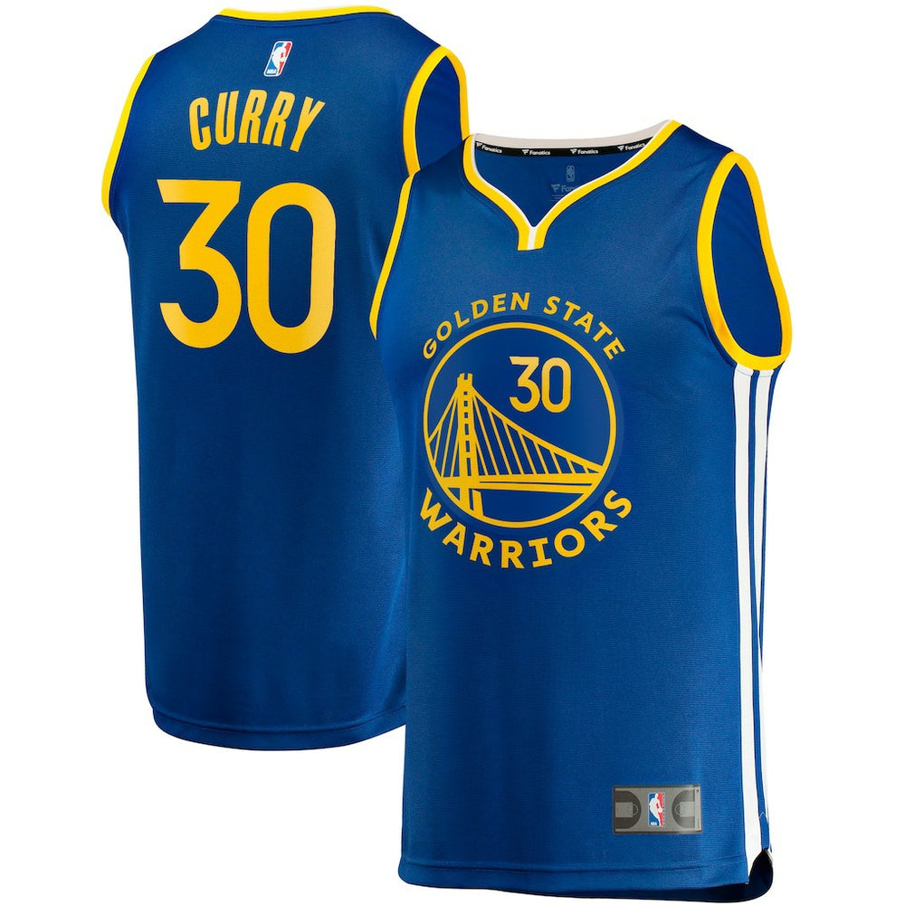 Fanatics - Stephen Curry Golden State Warriors Big & Tall Fast Break Player Jersey - Royal - Icon Edition