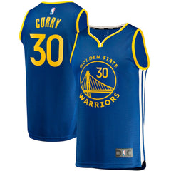 Fanatics - Stephen Curry Golden State Warriors Big & Tall Fast Break Player Jersey - Royal - Icon Edition
