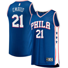 Fanatics - Joel Embiid Philadelphia 76ers Big & Tall Fast Break Player Jersey - Royal - Icon Edition