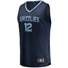 Fanatics - Ja Morant Memphis Grizzlies Big & Tall Fast Break Player Jersey - Navy - Icon Edition