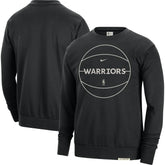 Nike - Golden State Warriors 2023/24 Authentic Standard Issue Travel Performance Pullover Sweatshirt - Black