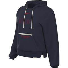 Nike - Philadelphia 76ers Women's Courtside Standard Issue Performance Pullover Hoodie - Navy