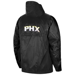 NBA - Phoenix Suns Jordan Brand Authentic Statement Edition Full-Zip Windbreaker - Black
