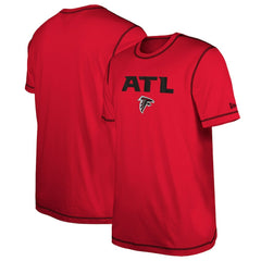 Atlanta Falcons New Era Third Down Puff Print T-Shirt Red - NFL