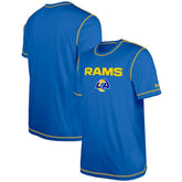 Los Angeles Rams New Era Third Down Puff Print T-Shirt Royal - NFL
