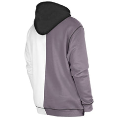Las Vegas Raiders New Era Third Down Split Raglan Pullover Hoodie Silver/White - NFL