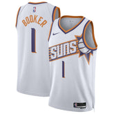 Nike - Devin Booker Phoenix Suns Unisex Swingman Jersey - Association Edition - White