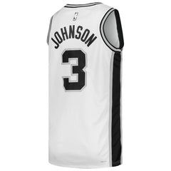 Nike - Keldon Johnson San Antonio Spurs Unisex Swingman Jersey - Association Edition - White