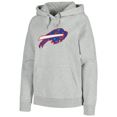 Buffalo Bills New Era Women's Floral Raglan Pullover Hoodie Gray - NFL